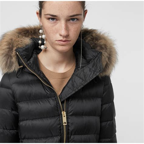 burberry detachable hood puffer coat.